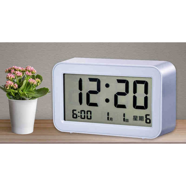 Đồng Hồ Để Bàn Deli LE102 Xanh Dương