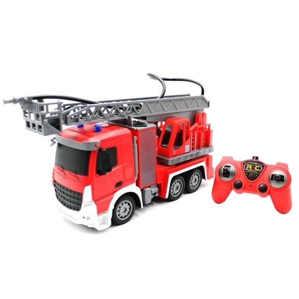 Đồ Chơi Điều Khiển Xe Cứu Hỏa Thang Xoay Phun Nước - Vecto VT28021