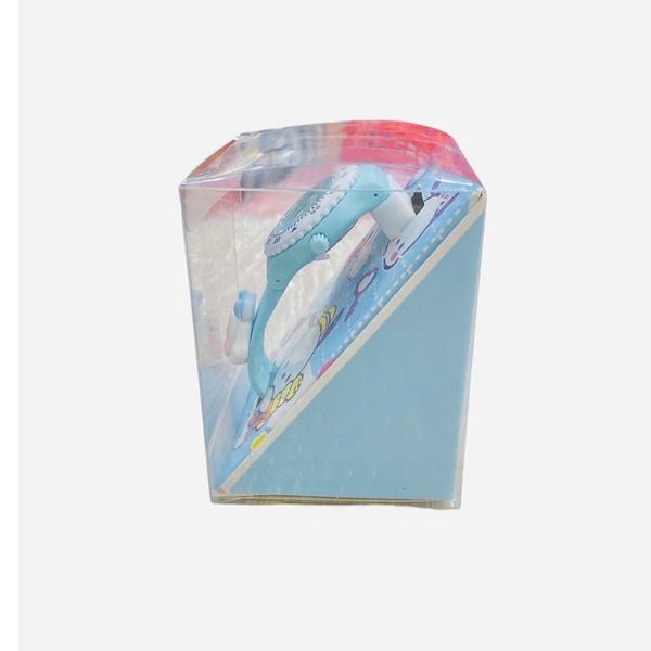 Đồng Hồ Đeo Tay Cho Bé Mặt Số Dây Đính Sticker Nổi Kèm Hộp Nhựa Trong Sanrio Family Mix 5 Mẫu