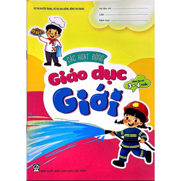 Các Hoạt Động Giáo Dục Giới Dành Cho Trẻ 3 - 4 Tuổi