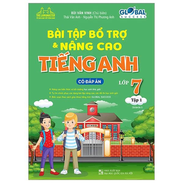 Bài Tập Bổ Trợ Và Nâng Cao Tiếng Anh Lớp 7 Tập 1 - Có Đáp Án