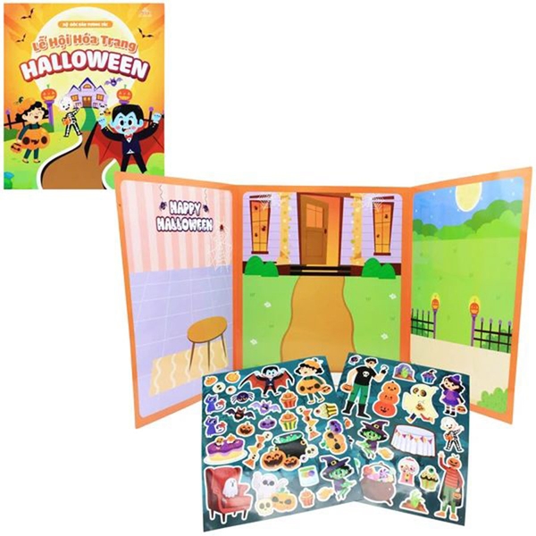 Trò Chơi Bóc Dán Tương Tác Halloween