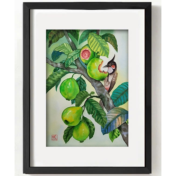 Tranh Màu Nước - Vườn Trái Ngọt - ADC39