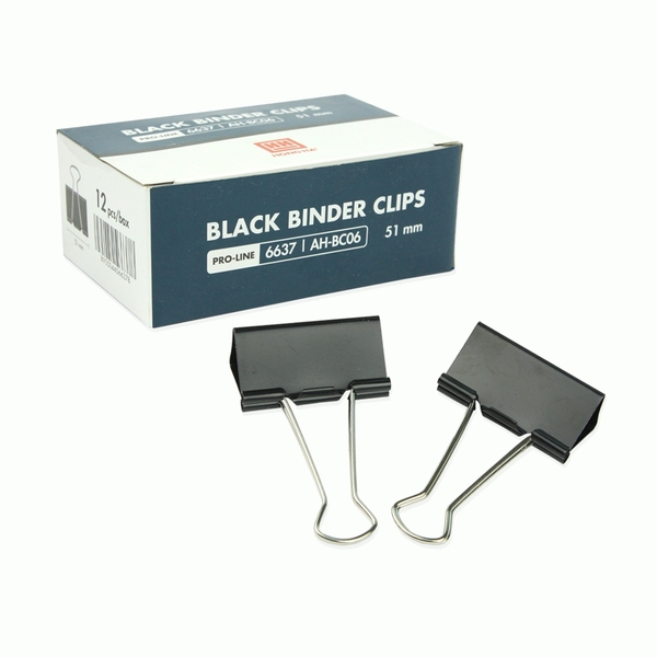 Kẹp Giấy Đen Hồng Hà 51mm AH-BC06 6637