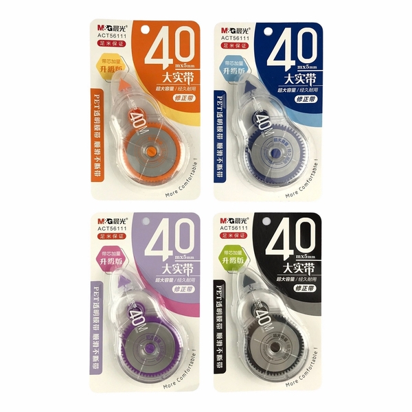 Bút Xóa Băng M&G 40m (4 màu) ACT56111