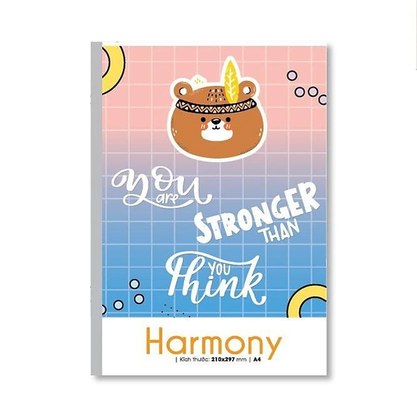 Sổ Ghim Hải Tiến A4 Harmony 3606 300Tr