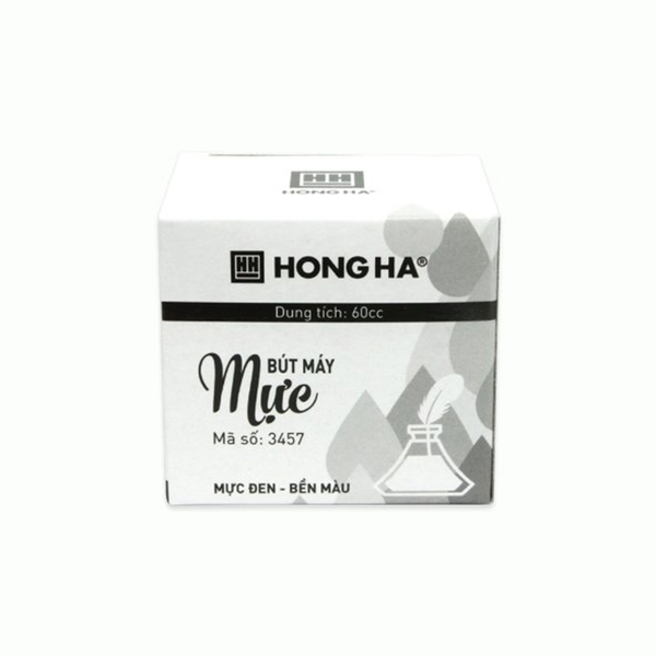Mực Lọ Hồng Hà 3457 Màu Đen