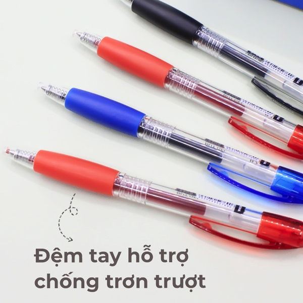 Bút Gel Hồng Hà HH-209 Ngòi 0.7MM (Xanh, Đen, Đỏ) 2769