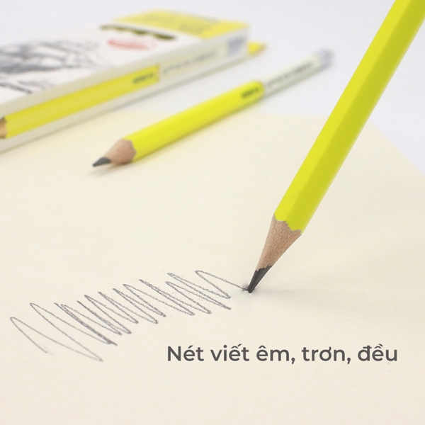 Bút Chì Gỗ ABC Plus-2B Có Tẩy 3566