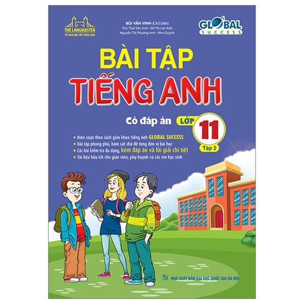 Bài Tập Tiếng Anh Lớp 11 Tập 2 Có Đáp Án - Global Success