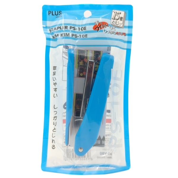 Dập Ghim Plus 10E 30.019AS Màu Xanh