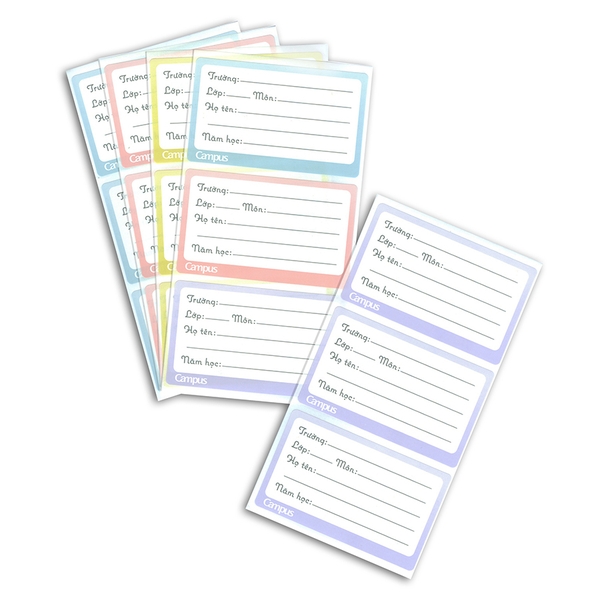 Nhãn Vở Campus KUSUMI 8901