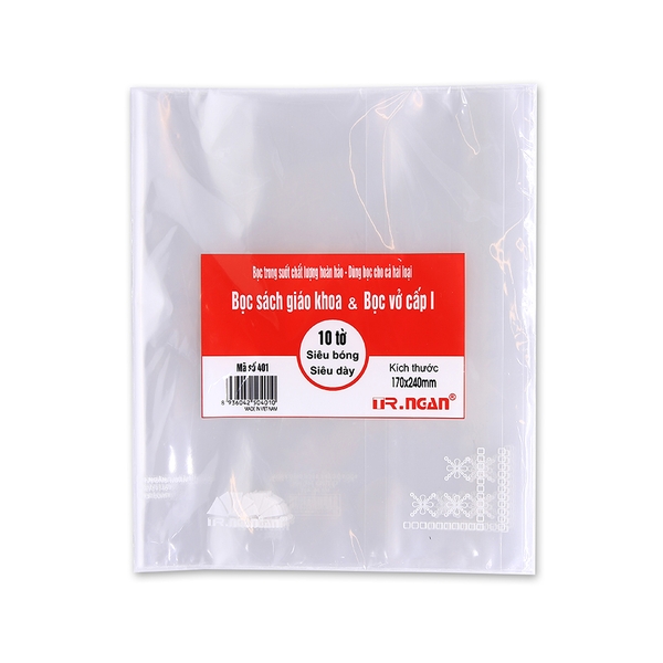 Bọc Vở Cấp 1 Và Sách Giáo Khoa Trường Ngân TN401