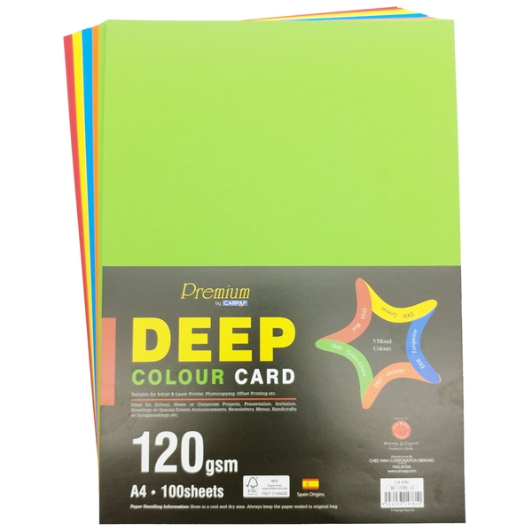 Bìa Trộn 5 Màu A4 Campap CA-4781