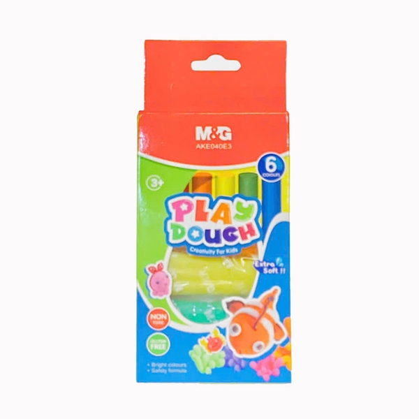Đất Nặn 6 Màu Không Khô AKE040E3