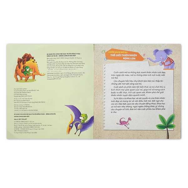 Bé Khám Phá Khoa Học Qua Truyện Đồng Thoại - Động Vật Bí Ẩn: Khủng Long Đi Đâu Rồi?