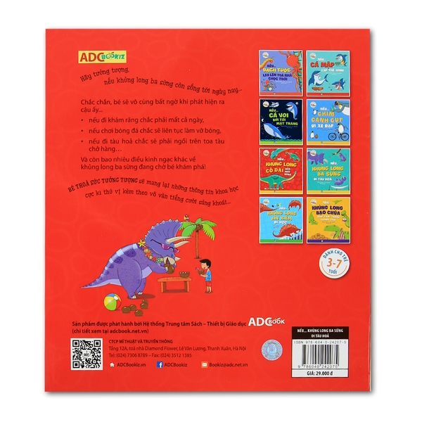 Bé Thỏa Sức Tưởng Tượng - Nếu Khủng Long Ba Sừng Đi Tàu Hoả