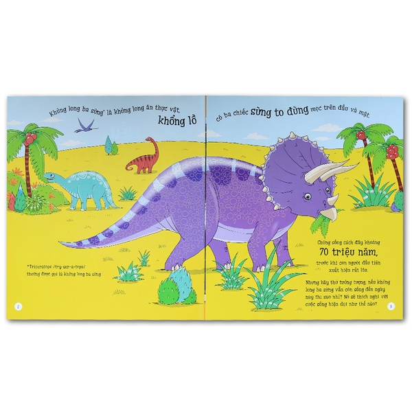 Bé Thỏa Sức Tưởng Tượng - Nếu Khủng Long Ba Sừng Đi Tàu Hoả