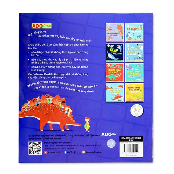 Bé Thỏa Sức Tưởng Tượng - Nếu Khủng Long Vây Kiếm Đi Học