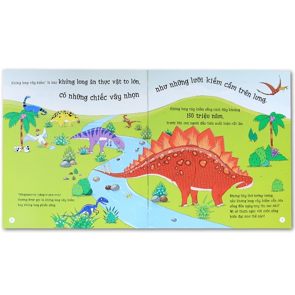 Bé Thỏa Sức Tưởng Tượng - Nếu Khủng Long Vây Kiếm Đi Học