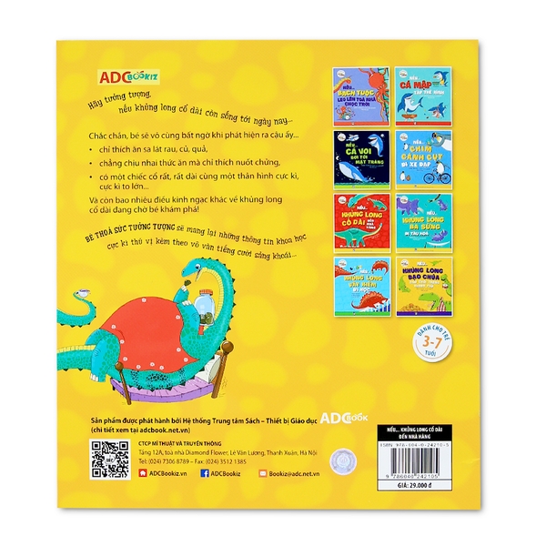 Bé Thỏa Sức Tưởng Tượng - Nếu Khủng Long Cổ Dài Đến Nhà Hàng