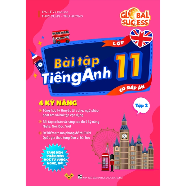 Bài Tập Tiếng Anh Lớp 11 - Global Success - 4 Kỹ Năng (Có Đáp Án) Tập 2