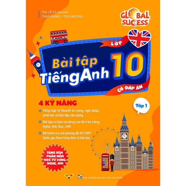 Bài Tập Tiếng Anh Lớp 10 - Global Success - 4 Kỹ Năng (Có Đáp Án) Tập 1