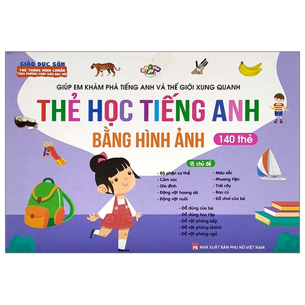 Thẻ Học Tiếng Anh Bằng Hình Ảnh - 140 Thẻ