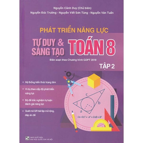 Phát Triển Năng Lực Tư Duy & Sáng Tạo Toán 8 Tập 2 (Biên Soạn Theo Chương Trình GDPT 2018)