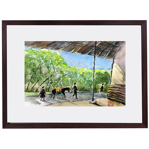 Tranh Màu Nước - Đường Về Nhà - ADC64