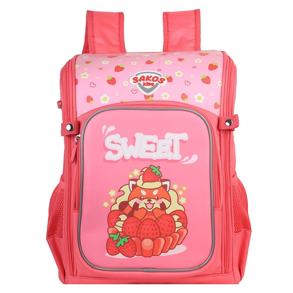 Ba Lô Học Sinh Sakos Kid Bingo - Pinky Fire Fox