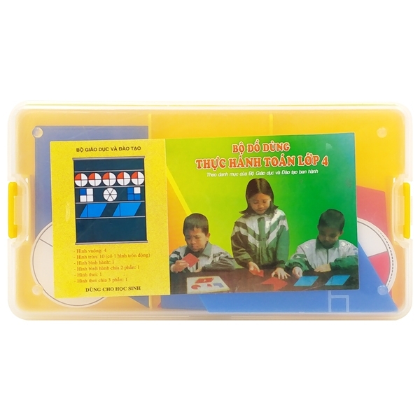 Bộ Đồ Dùng Thực Hành Toán 4 (Dùng Cho Học Sinh)