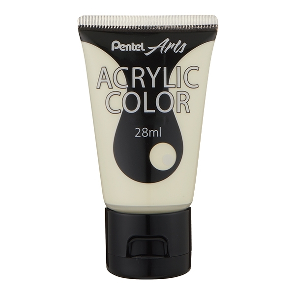 Tuýp Màu Vẽ Acrylic Pentel WA2-T30E Màu Trắng Ngà