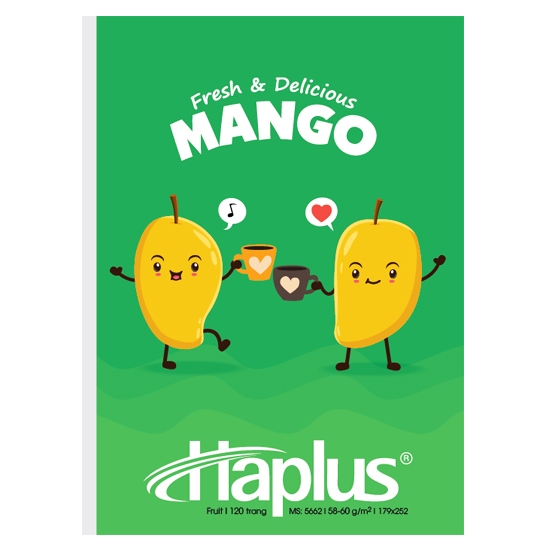 Vở Kẻ Ngang Hải Tiến Haplus Fruit 5662 120 Trang