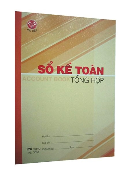 Sổ Kế Toán Tổng Hợp A4 Hải Tiến 3033 120 Trang