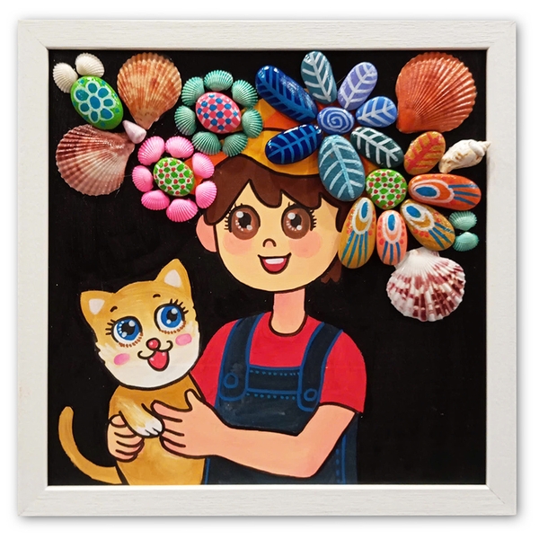 Tranh Sỏi Arcylic - Niềm Vui Của Bé - ADC163