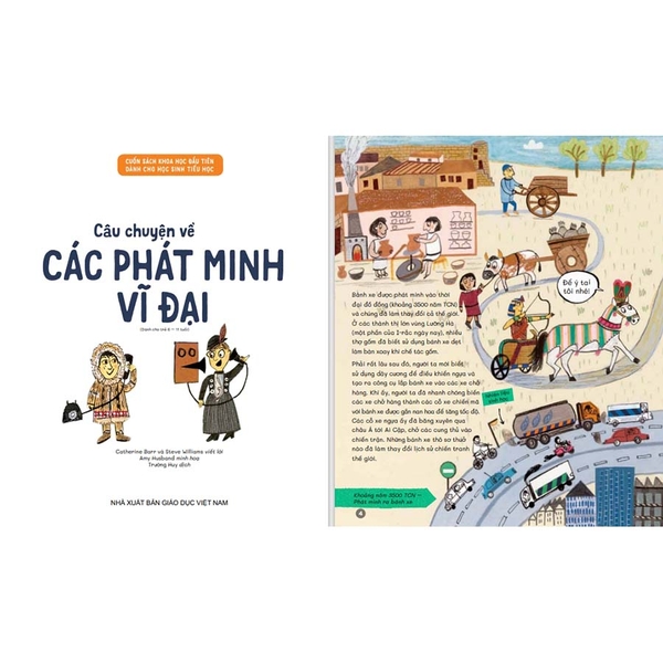 Cuốn Sách Khoa Học Đầu Tiên Dành Cho Học Sinh Tiểu Học - Câu Chuyện Về Các Phát Minh Vĩ Đại