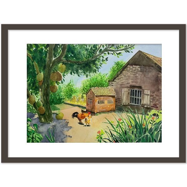 Tranh Màu Nước - Ban Trưa - ADC56