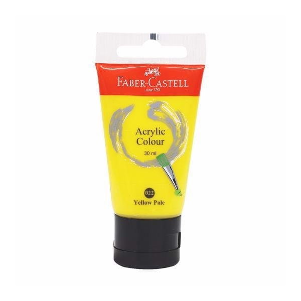 Tuýp Màu Vẽ Faber Castell Acrylic 30ml Yellow Pale