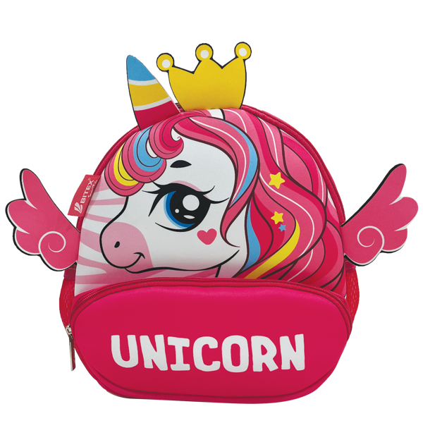 Ba Lô Mẫu Giáo Smartkids Cute Pets Unicorn B019 Màu Hồng Nhạt