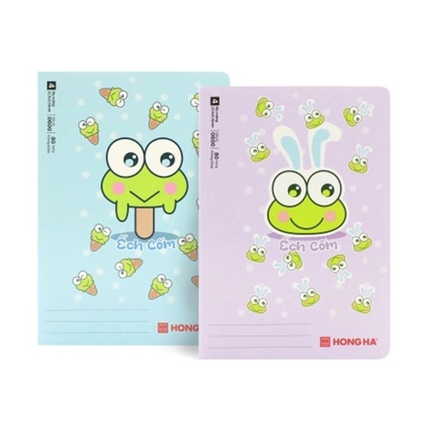 Vở 4 Ô Ly Hồng Hà Ếch Cốm 80 Trang 0600