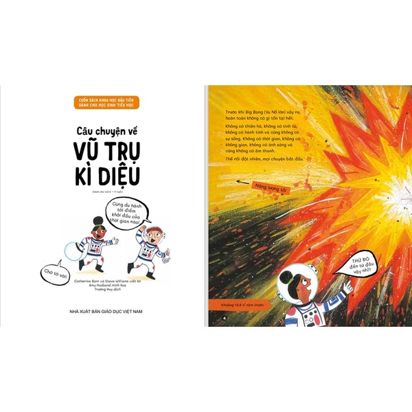 Cuốn Sách Khoa Học Đầu Tiên Dành Cho Học Sinh Tiểu Học - Câu Chuyện Về Vũ Trụ Kì Diệu