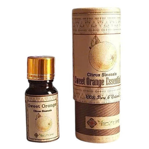 Tinh Dầu Nguyên Chất Ecolife - Hương Cam Ngọt