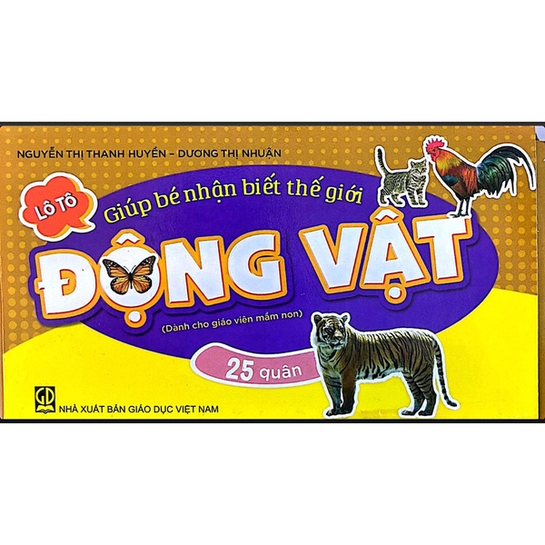 Lô Tô Giúp Bé Nhận Biết Thế Giới Động Vật (Dành Cho Giáo Viên Mầm Non)