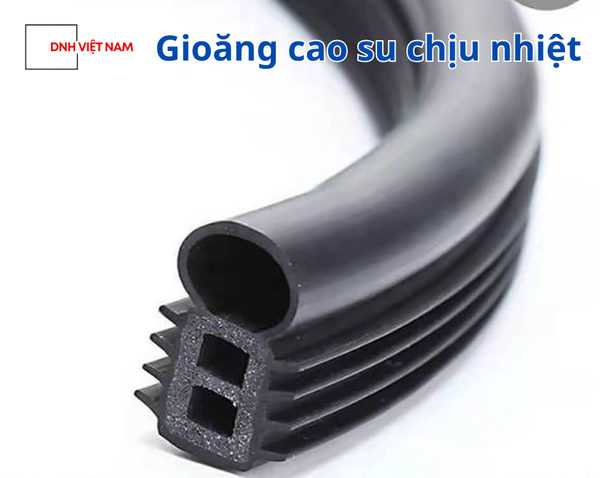 gioăng cao su chịu nhiệt giúp làm kín khe hở giữa khung – cánh, nhờ đó giảm lọt khói, bụi, giữ kín khí, đồng thời cho cảm giác đóng mở êm, hạn chế va đập và ồn.