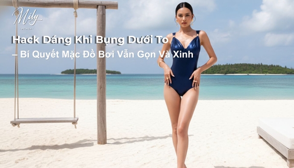Đồ Bơi Cho Người Bụng Dưới To – Che Khéo Vòng 2, Tôn Dáng Tự Nhiên