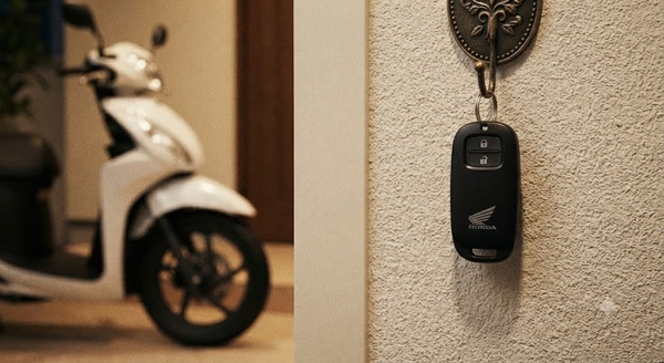 Giữ khoảng cách an toàn giữa chìa khóa và xe khi ở nhà