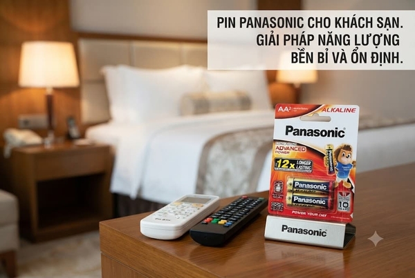 cung cấp Pin cho remote điều khiển trong khách sạn