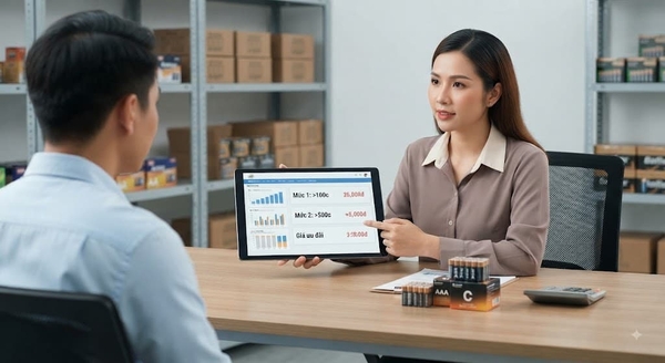 Pin Bảo Hùng cho phép khách hàng nhập lẻ nhiều mã trong cùng đơn để tối ưu nguồn vốn