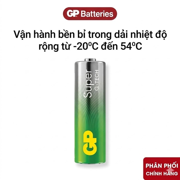 đánh giá pin aa gp battery alkaline